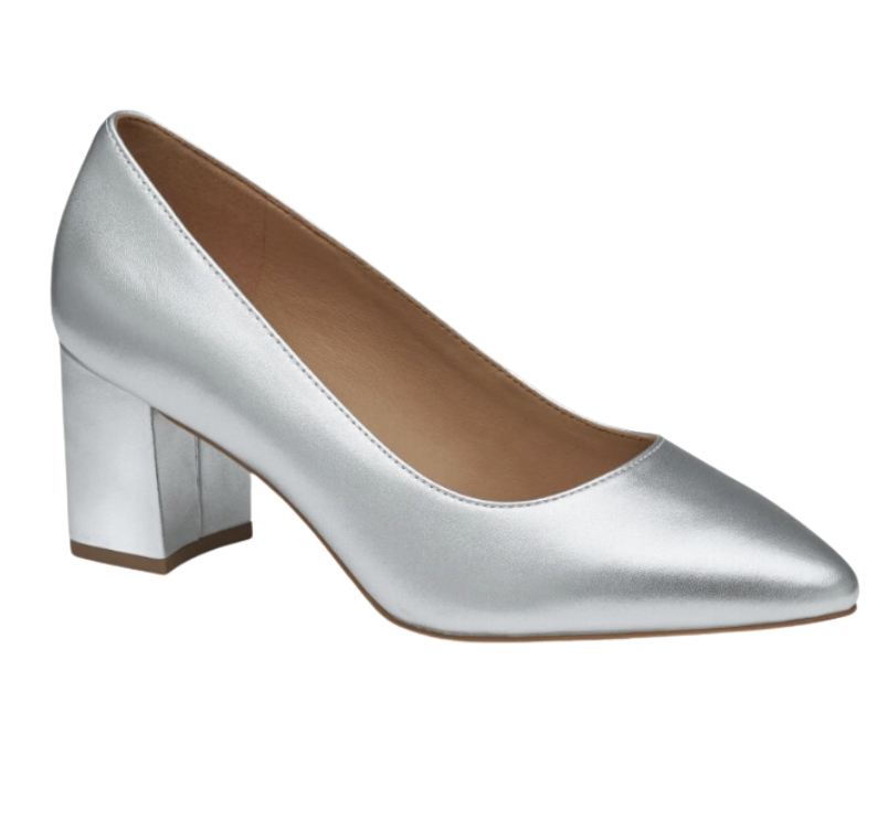 Vicki Block Heel Pump